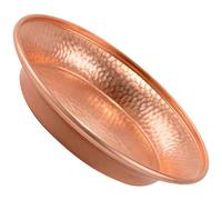 Dinntty Exquisite Buddhist Altar Copper Offering Bowl Copper Hammered Water Bowl Retro Temple God Bowl for Buddha Meditation