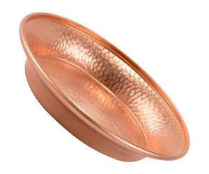Dinntty Exquisite Buddhist Altar Copper Offering Bowl Copper Hammered Water Bowl Retro Temple God Bowl for Buddha Meditation
