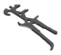 Dinntty Metal Paint Can Opener Multipurpose Wrench Bucket Opener Portable Lid Remover Manual Opening Tool for Home Office Garage