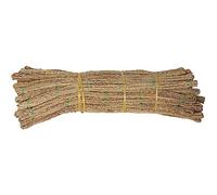Dinntty Natural Water Hyacinth Straw Rope 10m 3 Strand Straw Material Weaving Braid Straw Material for Furniture and Crafts