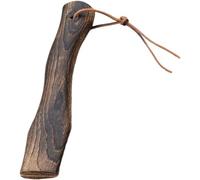 Dinntty Solid Wood Bent Axe Handle Replacement Wooden Axe Handle with Hanging Hole Outdoor Logging Axe Handle Gardening Tools