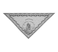 Dinntty Triangle Lace Veils Scarf Floral Lace Shawl Mesh Wedding Shawls Church Veil Embroidery Scarf Head Covering Evening Party Veils for Women