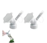 Dinntty Waterer Sprinkler Dual Head Bottle Watering Spout Plastic Portable Irrigation Nozzle for Home Office Garden