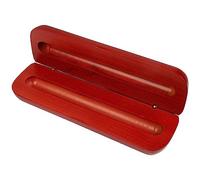 Dinntty Wooden Pencil Box Empty Pen Display Holder Single Pen Presentation Case Gift Pen Packing Case for Souvenir Supplies