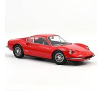 Norev Model Car Ferrari Dino 246 GT 1968 1:18 Red NV187800