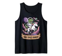 Dino Astronaut Unicorn Space Ranger Tank Top