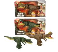 Dino Attack T-Rex Dinosaur Toy with Dynamic Movement and Realistic Sound Effects, Ages 3+