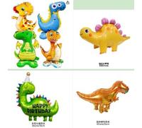 Dino balloon, RoadLoo 7 dinosaur balloons Dinosaur foil balloon Dino decoration Children's birthday party Giant balloons Animals for jungle decoration Birthday party