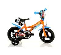 Hot Wheels 12inch Kids Bike with Stabilisers - Orange Dino Bikes Orange 12 inches