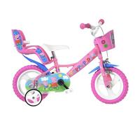 Dino Bikes 124RL-PIG Peppa Pig Bicycle Age 3+, Pink, 12-Inch Finding Dory, Kids Bike