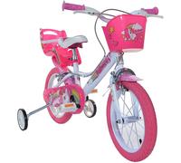 Bicicletta 14 pollici Unicorno, White & Pink