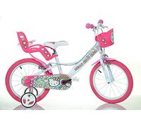Dino Bikes 144R-HK Sanrio Hello Kitty Kids Bicycle, White/Pink