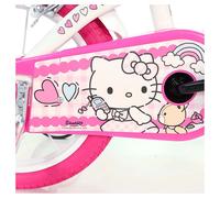 Dino Bikes Dino Hello Kitty Girls Bike With Doll Carrier, 16" Wheel - White/pink
