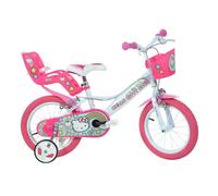 Dino Bikes Hello Kitty 16" Bicycle in White Dino Bikes White