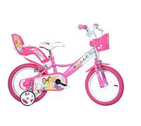 Dino Bikes 164R-PSSGB 16-Inch Disney Princess Bicycle Kids, Pink