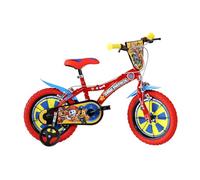 Dino Paw Patrol 14in Kids Bike - Red/Blue