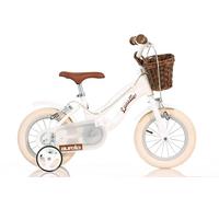 Dino Bikes Aurelia Junior Retro 12" Kids Bicycle - White