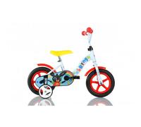 Dino Bing 10in Kids Bike - White