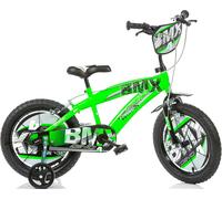 BMX style 14inch Bike black/green