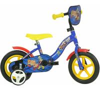 Dino Fireman Sam Kids Boys Bike 10" MAG Wheel - With Stabilisers