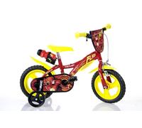 Dino Bikes Dino Flash Kids 12" Wheel Bike - Red/Yellow