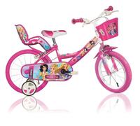 Dino Bikes Dino Princess Kids 16" Wheel Bike - Pink