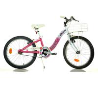 Dino Bikes Dino Winx 20in Kids Bike - White/Pink
