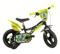Dino Bikes Kids' Bicycle Dinosaur Green 12" With Stabliliser Brake Sports Bike