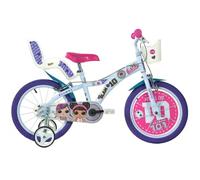 Dino Bikes, L.O.L. Surprise! 16 inch Bicycle with training wheel stabilisers