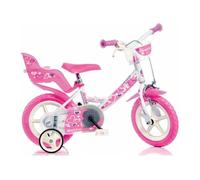 Dino Bikes Little Heart 12" Kids Bike in White Dino Bikes White