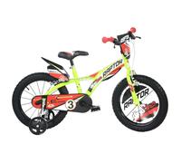 Dino Bikes Raptor Fluorescent 14 Bike 4-7 Years Yellow
