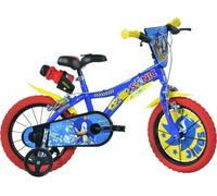 DINO BIKES Sonic The Hedgehog 14" Kids' Bicycle - Blue, Red & Yellow, Blue,Black,Yellow,Red