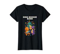 Dino Boogie Band Kids Dinosaur Music T-Shirt