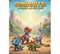 Dino-Bots: Libro de Colorear para Niños.: 20 Increíbles Diseños de Dinosaurios Robóticos para Despertar la Creatividad.