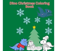 Dino Christmas Coloring Book for Kids