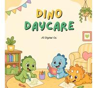 Dino Daycare Coloring Book: Cute and Easy Baby Dinosaur Coloring Pages for Kids Ages 3-7
