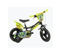 Dino Dinosaur Adventure 12in Kids Bike - Black Dino Bikes Black 12 inches
