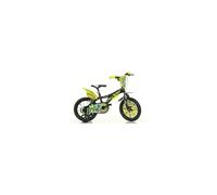 Dino Dinosaur Adventure 16in Kids Bike with Stabilisers - Black/Green