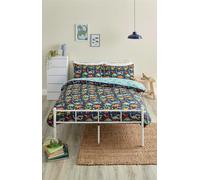 Dino Dinosaur Madness Single Childrens Duvet Bedding Set 200cm x 137cm