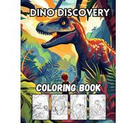 Dino Discovery: 40 Big and Bold Dinosaur Designs for Kids