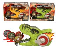 Dino Discovery Dinosaur Speed Launcher with Knock Down Targets, T-Rex Head Design, Ages 3+