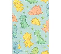 Dino Doodles: A Cute Notebook for Big Ideas: 120 Lined Pages - 6x9 Inch - Cute Dinosaur Cover. Perfect for Kids, Students, or Dino Lovers
