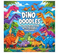Dino Doodles: Fun Coloring Time with Friendly Dinosaurs