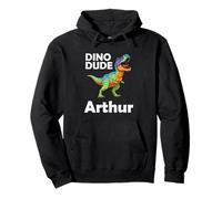 Dino Dude Arthur - Prehistoric T-Rex Fun for Little Boys Pullover Hoodie