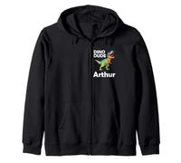 Dino Dude Arthur - Prehistoric T-Rex Fun for Little Boys Zip Hoodie