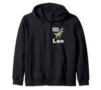 Dino Dude Leo - Prehistoric T-Rex Fun for Little Boys Zip Hoodie