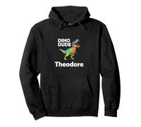 Dino Dude Theodore - Prehistoric T-Rex Fun for Little Boys Pullover Hoodie