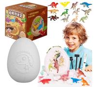 Dino Eggs Dig Kit,12 Pcs Dinosaur Eggs Excavation Science Experiments Kits for Kids 4-12, Easter Basket/Stocking Stuffers, Toys for 3+ 4 5 6 7 8 9 10 Year Old Boys Girl