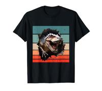 Dino Enthusiasts Thrill-Seekers Dinosaur Breaking Through Value Graphic T-Shirt