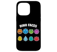 Dino Faces Cute Colorful Cartoon Dinosaurs Case for iPhone 14 Pro Max